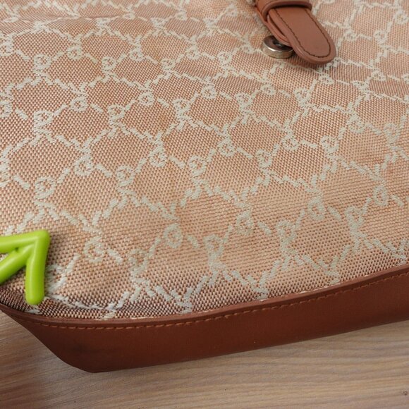 Roberta Di Camerino‎ Bag Brown Bucket Italian Leather Shoulder Tote Purse ITALY - Picture 10 of 16